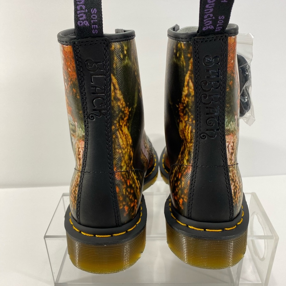 NEW DR MARTENS 1460 BLACK SABBATH LACE UP BOOTS - Picture 7 of 16